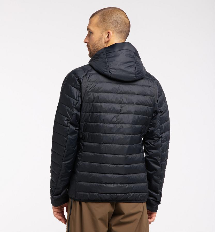 Haglöfs Mens Spire Mimic Down Jacket Black New Zealand 32584CFXZ